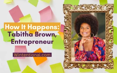 How It Happens: Tabitha Brown, Entrepreneur, portrait in a gold frame